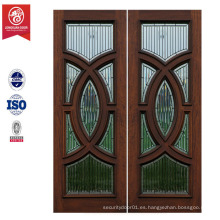 Diseño de madera maciza de la puerta principal